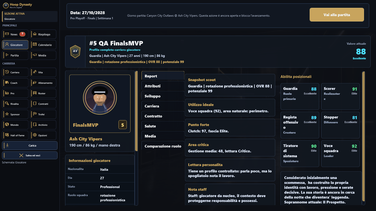 Hoop Dynasty player profile